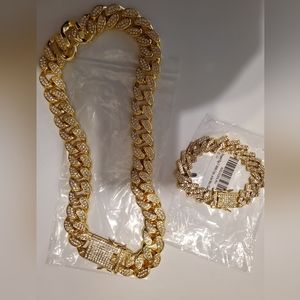 Stainless Chain and Bracelet